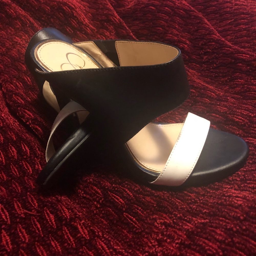 High Heel Slide on Sandals